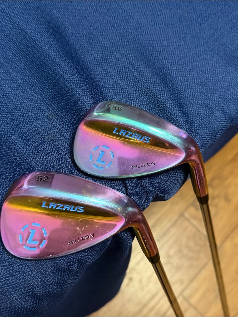 Lazrus wedge set forged lazrus golf clubs 52 & 56 gap wedge sand wedge